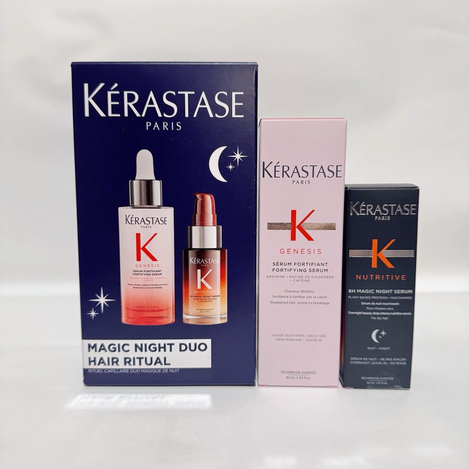 Kerastase Genesis Serum & Mini 8H Magic Night Serum Hair Gift Set