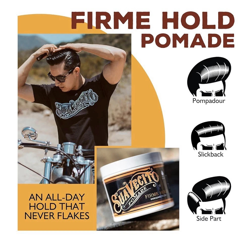 Suavecito Firme Pomade Gentlemen Hair Styling haircare Product 4 oz Firm Gel