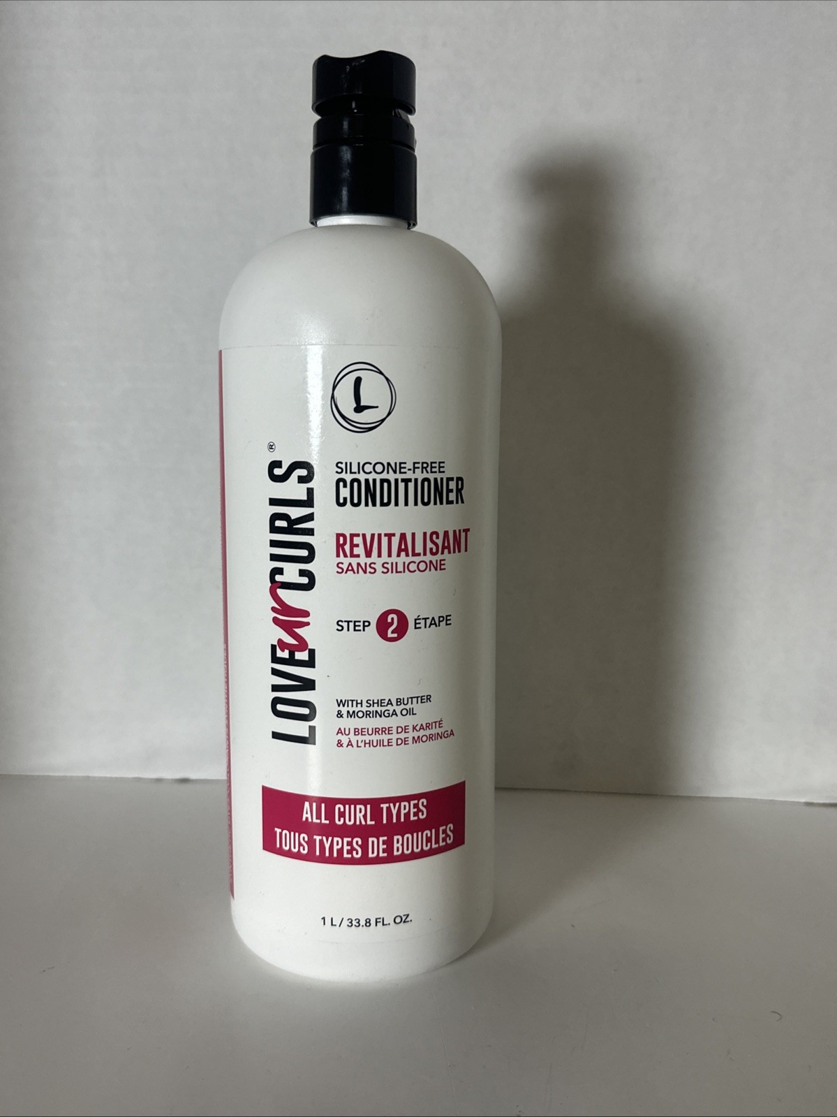 Love UR Curls Silicone Free Step 2 Conditioner, All Curl Types, 33.8 fl oz