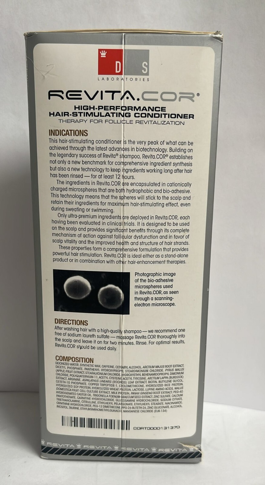 DS Laboratories Revita.cor High Performance Hair Stimulating conditioner 6.4 Oz