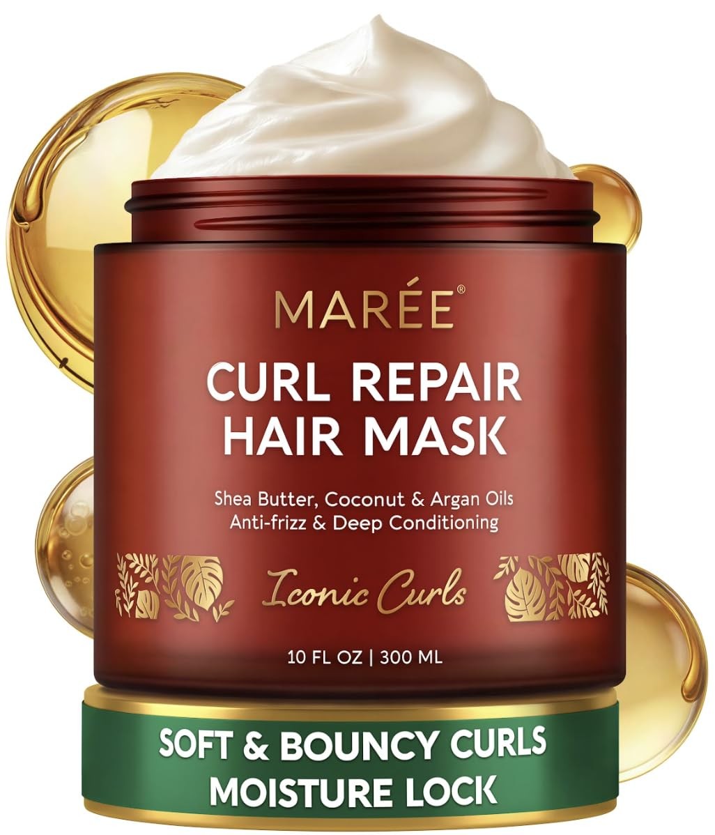 10oz Silky Hair Mask Unisex Deep Conditioning Anti-Frizz Cream