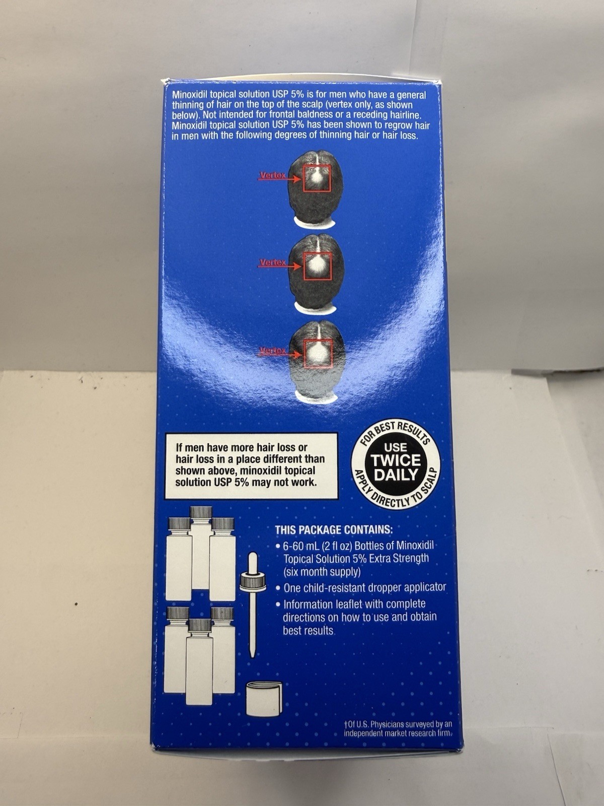 Kirkland Minoxidil 5% Extra Strength Men 2 Month Supply Hair Regrowth Sealed