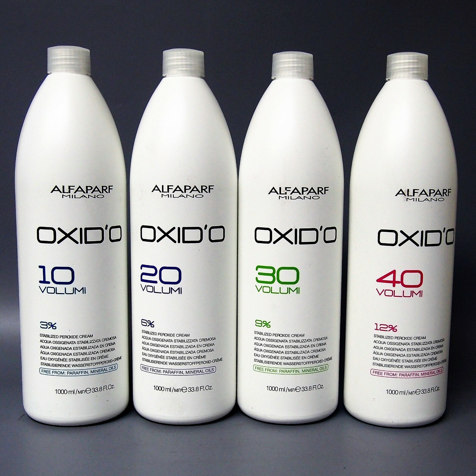 W/PUMP Alfaparf OXID’O Stabilized Peroxide Cream 1000ml [5 Options] Oxido