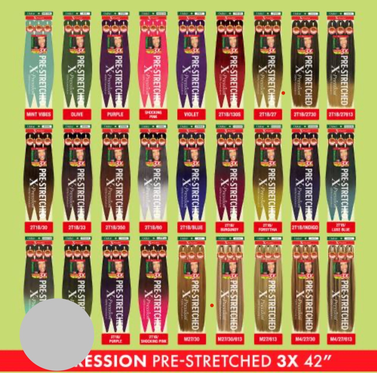 Festival Concert Braiding Hair ALL COLORS 3 Packs -9 bundle Outre 100% Kanekelon