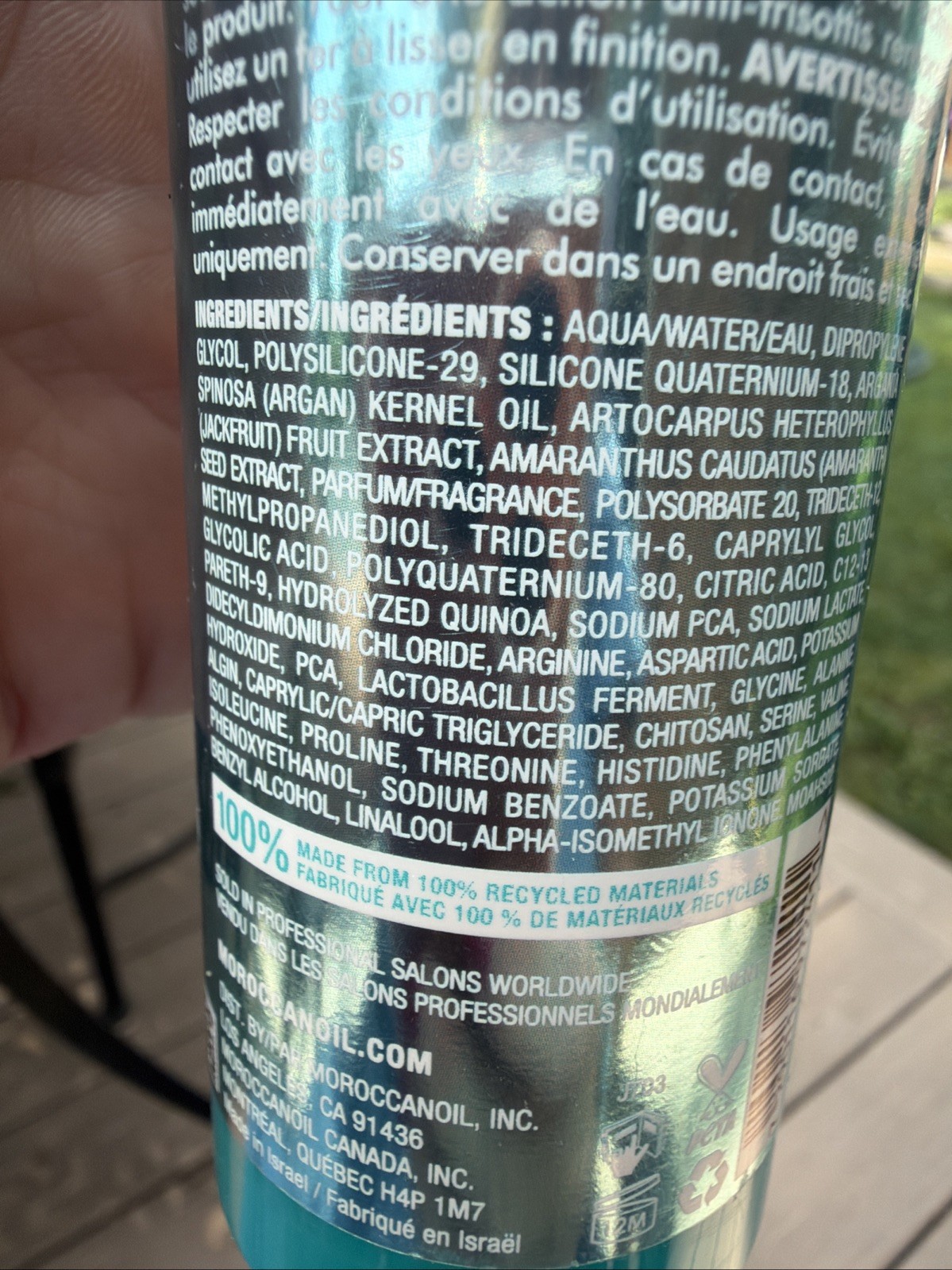 Frizz Shield Spray by MoroccanOil for Unisex – 5.4 oz Spray