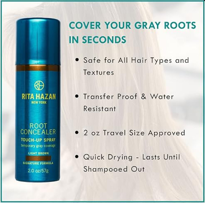 24 Bottles Rita Hazan Root Concealer Touch Up Spray 2 oz-Dark Blonde MADE IN USA