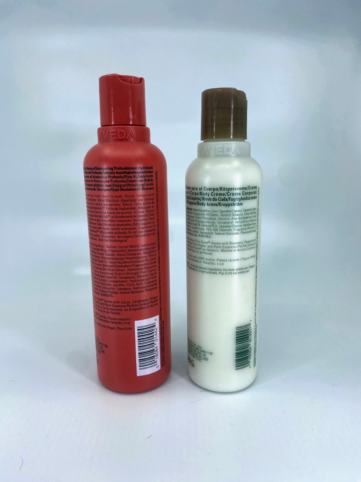 NEW Aveda Rosemary Mint Purifying 6.7oz & Nutriplenish Deep MoistureShampoo 8oz