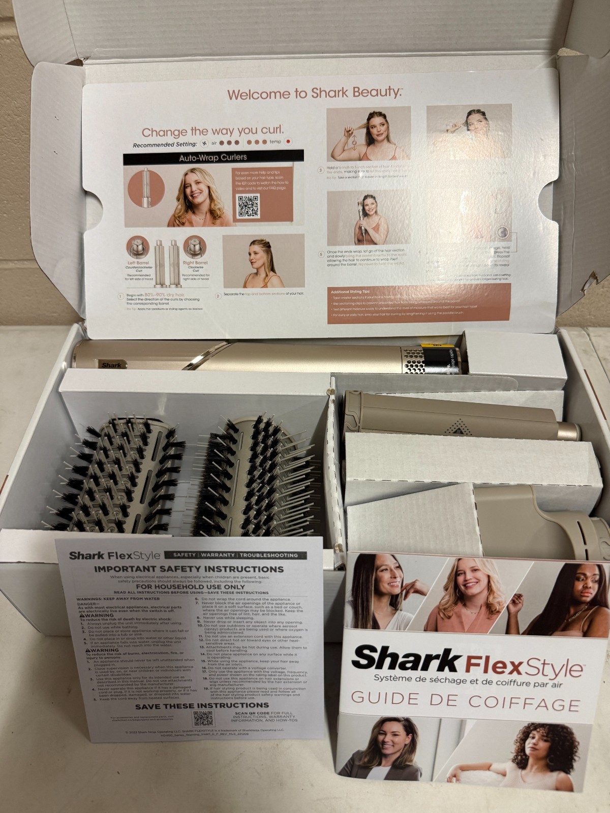 Shark FlexStyle Air Styling & Drying System W/ Coanda Technology – HD430C