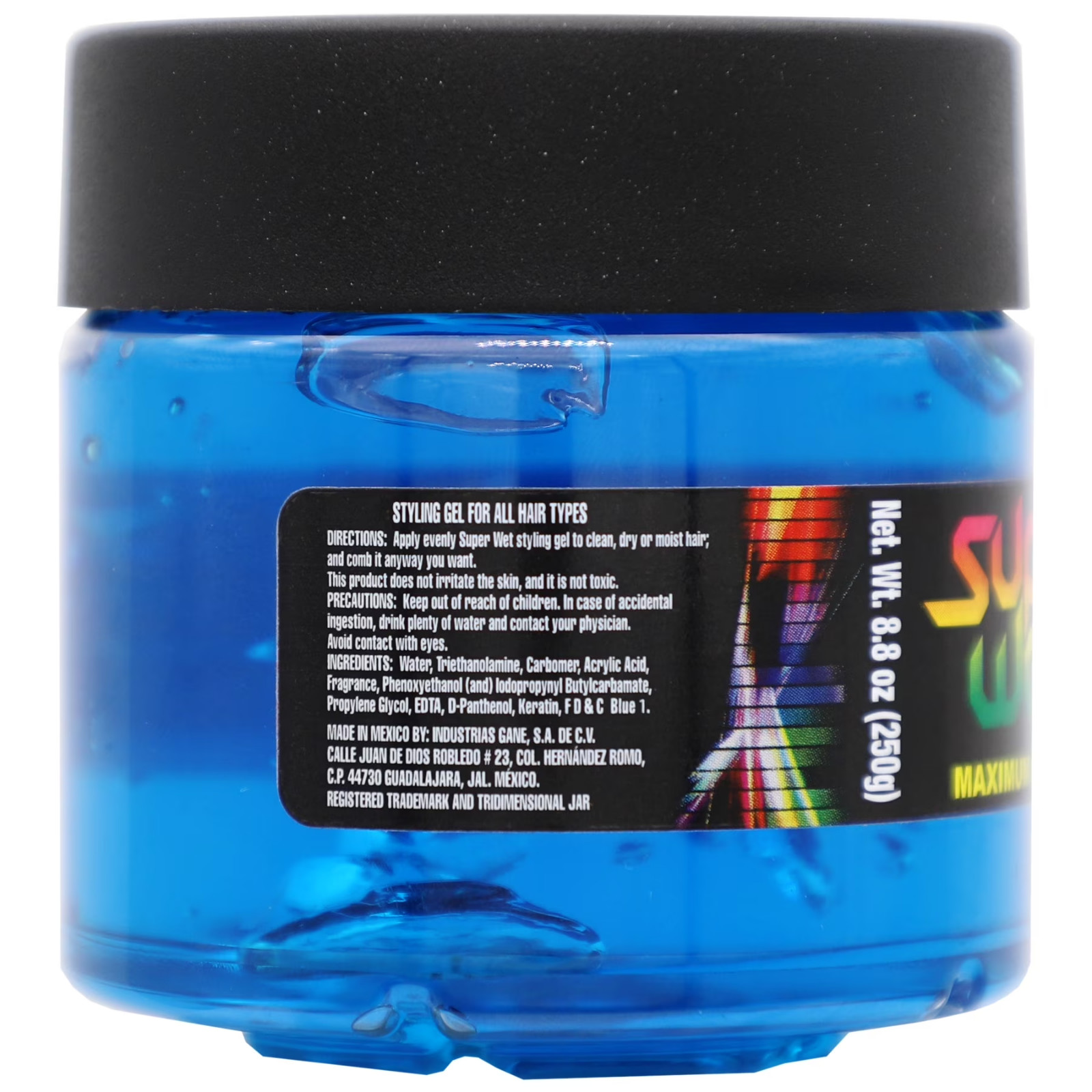 (2 pack) Super Wet Azul Nourishing Styling Gel, Maximum Control,