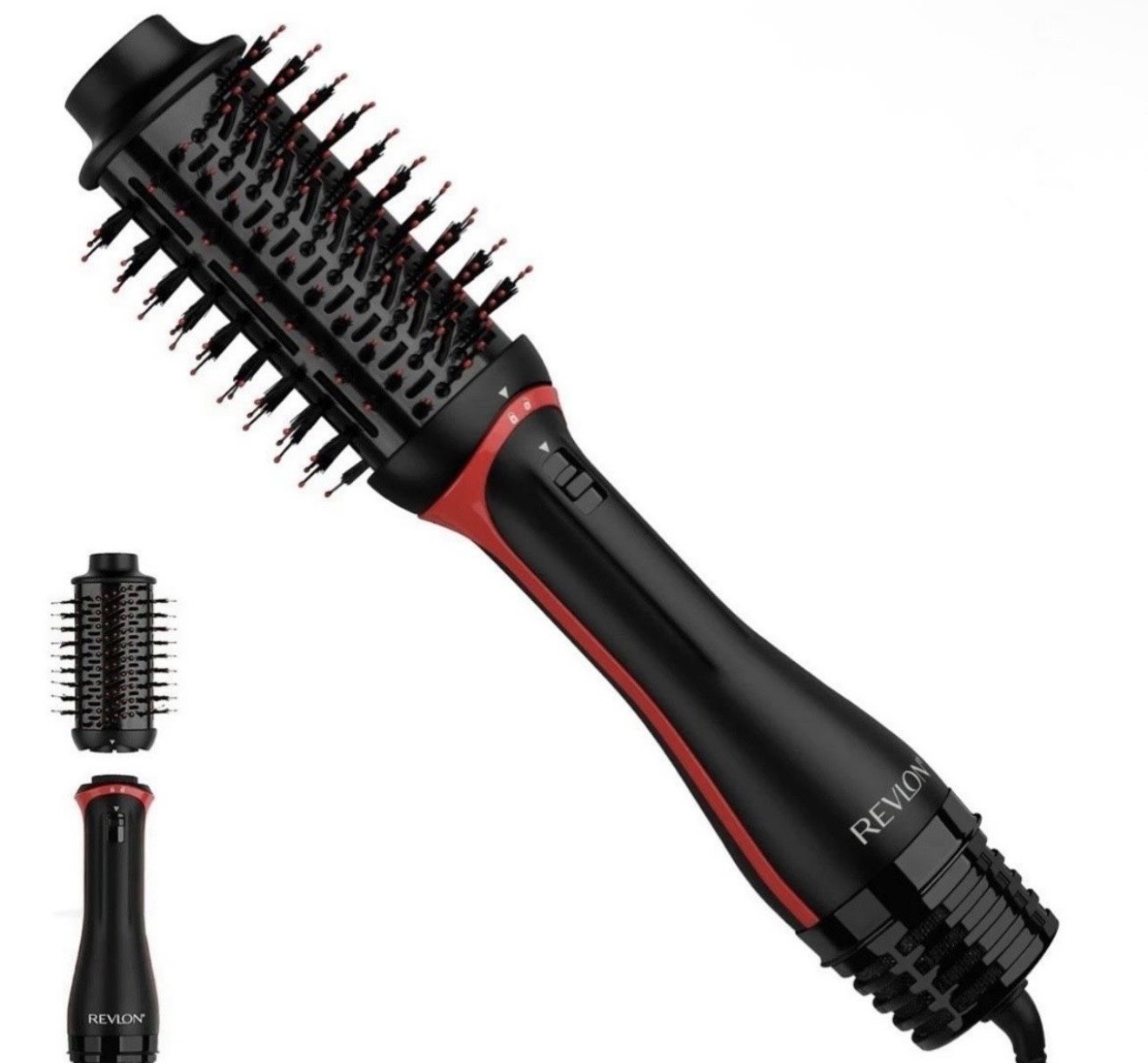 REVLON One Step Volumizer PLUS Hair Dryer Styler 2.4in Removable Head, 4 Heat