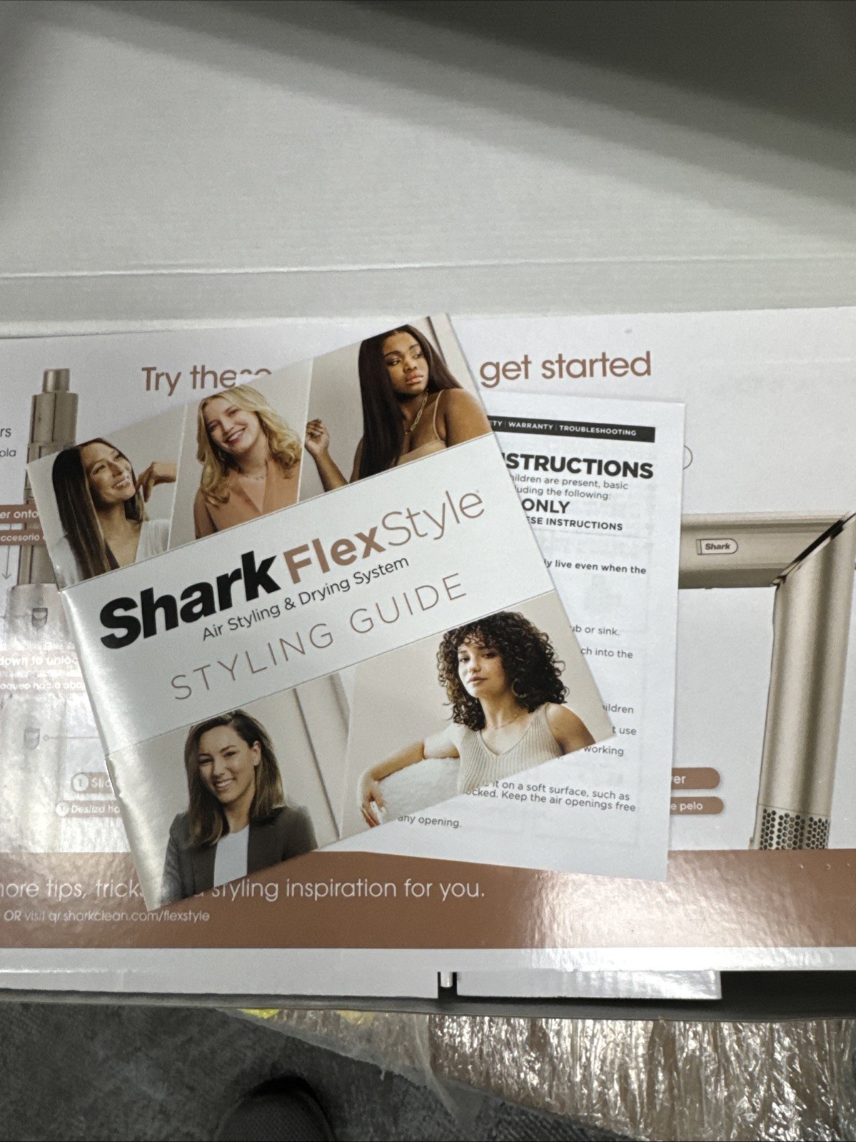 1300 W Shark HD430 FlexStyle Air Drying and Styling System US Stock. New