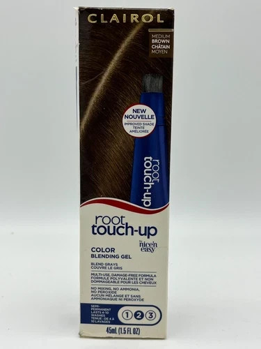 Clairol Root Touch Up Semi Permanent Color Blending Gel Medium Brown New