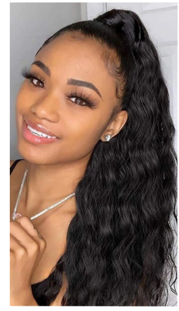 Women in Europe and the United States curly wigs women’s corn-ironed hair