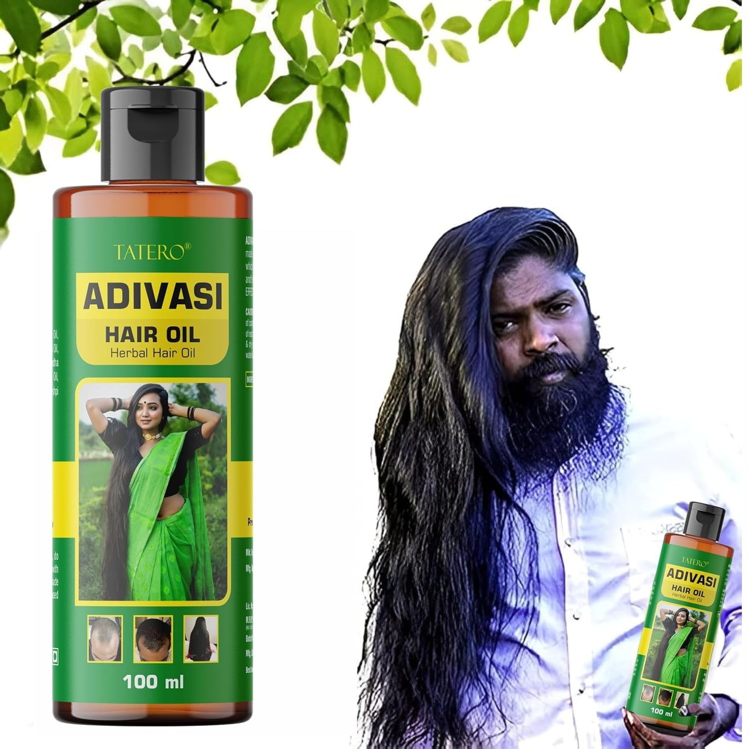 Adivasi Neelgiri Herbal Hair Oil with infusion of 108 Herb for Hair Growth,100ml