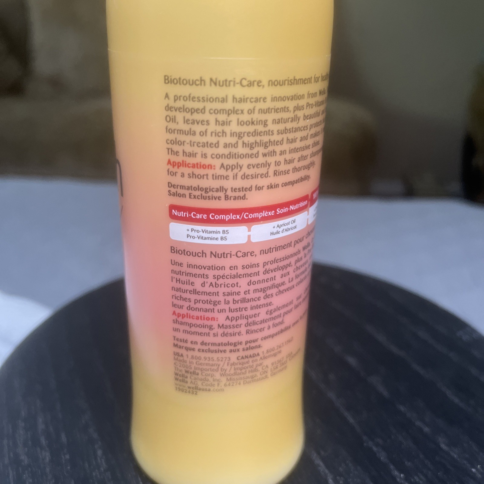 Wella Biotouch Nutri Care R Color-Nutrition Conditioner 8.5 oz Made in Germany