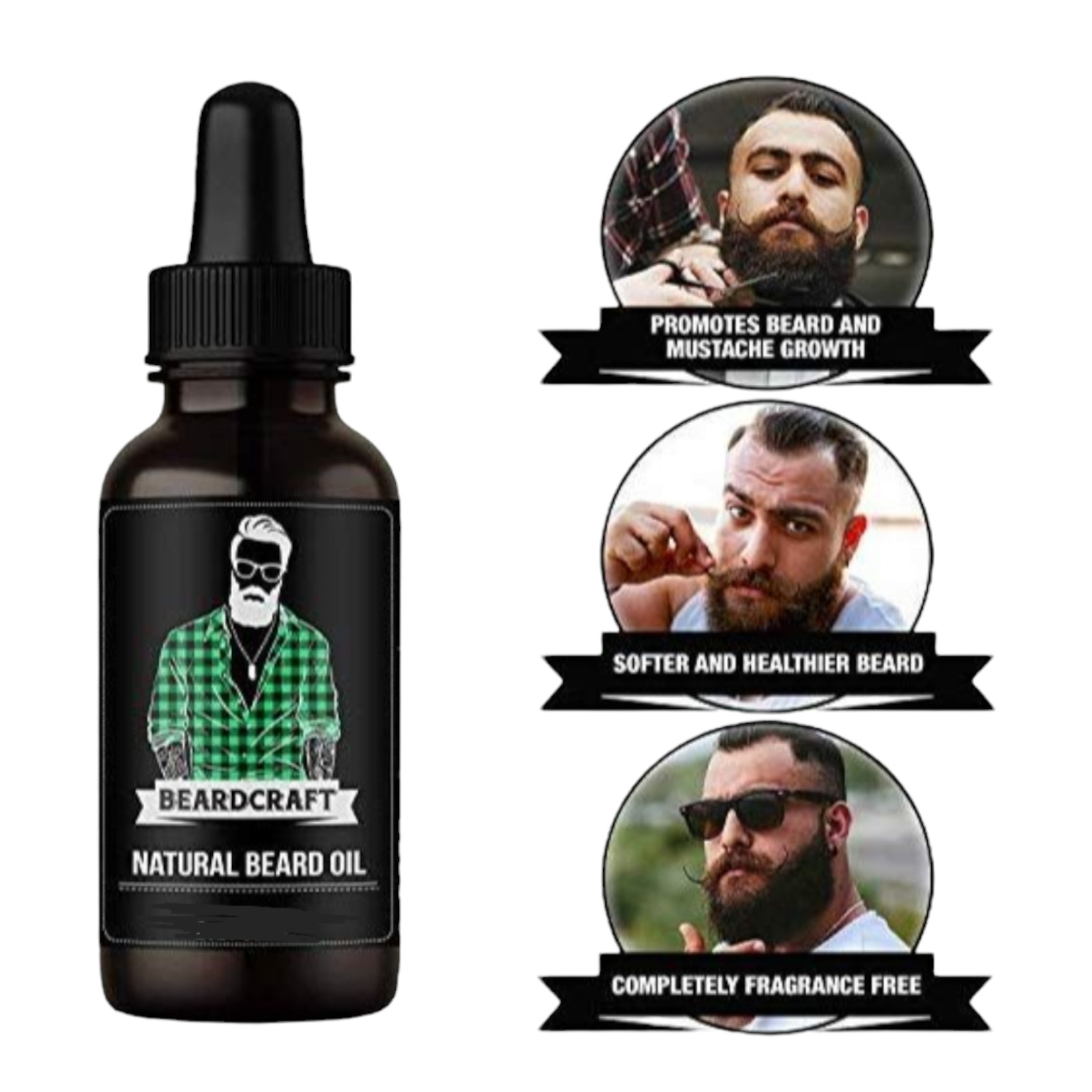 BEARDCRAFT NATURAL BEARD OIL NEW /SEALED