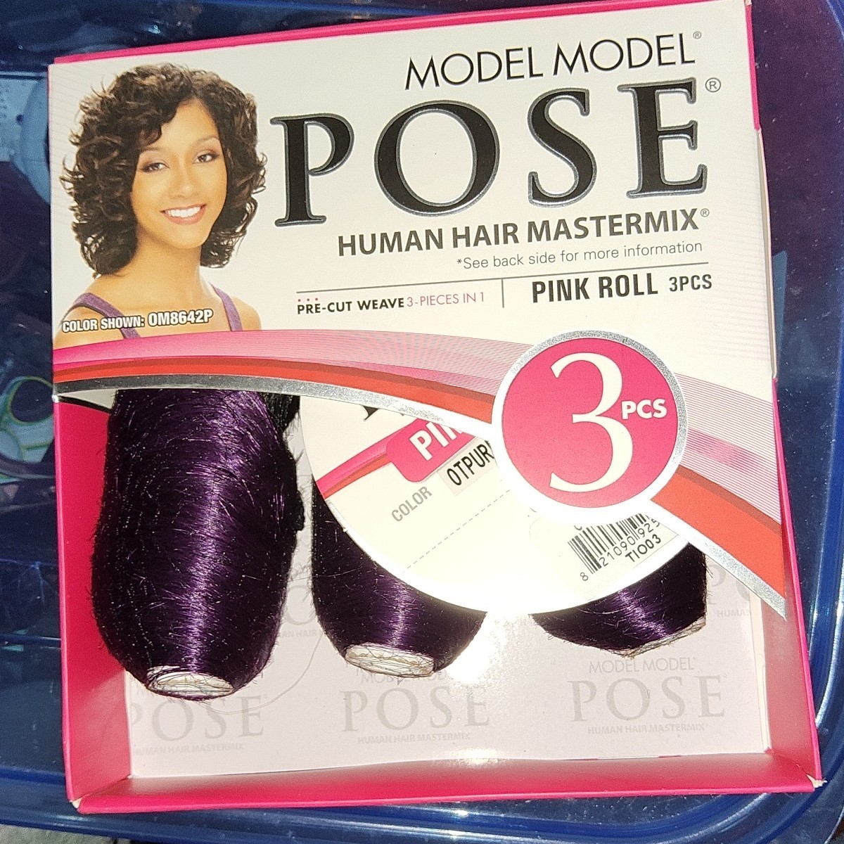 Model Pose Pre-Cut Weave Pink Roll, 3pc OT PURPLE