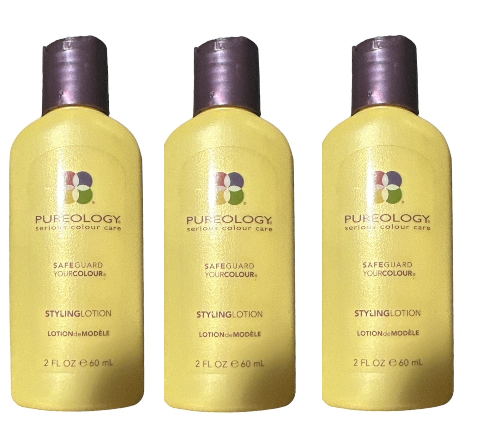 PUREOLOGY SAFEGUARD STYLING LOTION 2 fl oz (Pack of 3)
