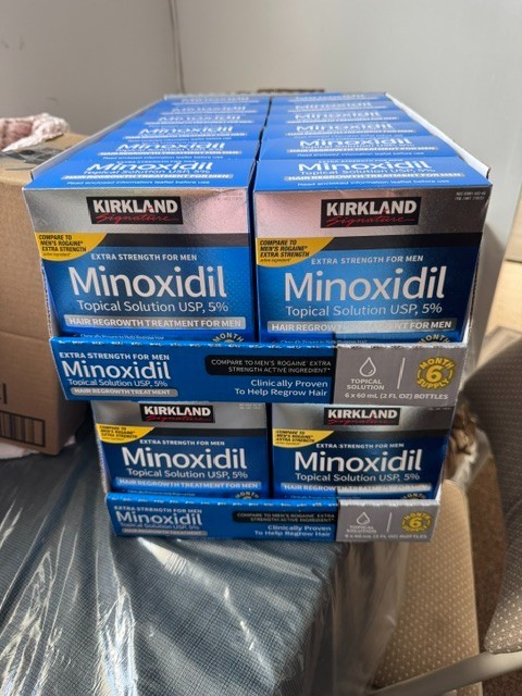 Kirkland Signature Minoxidil 5% Hair Regrowth Treatment for Men -12oz (12 boxes)