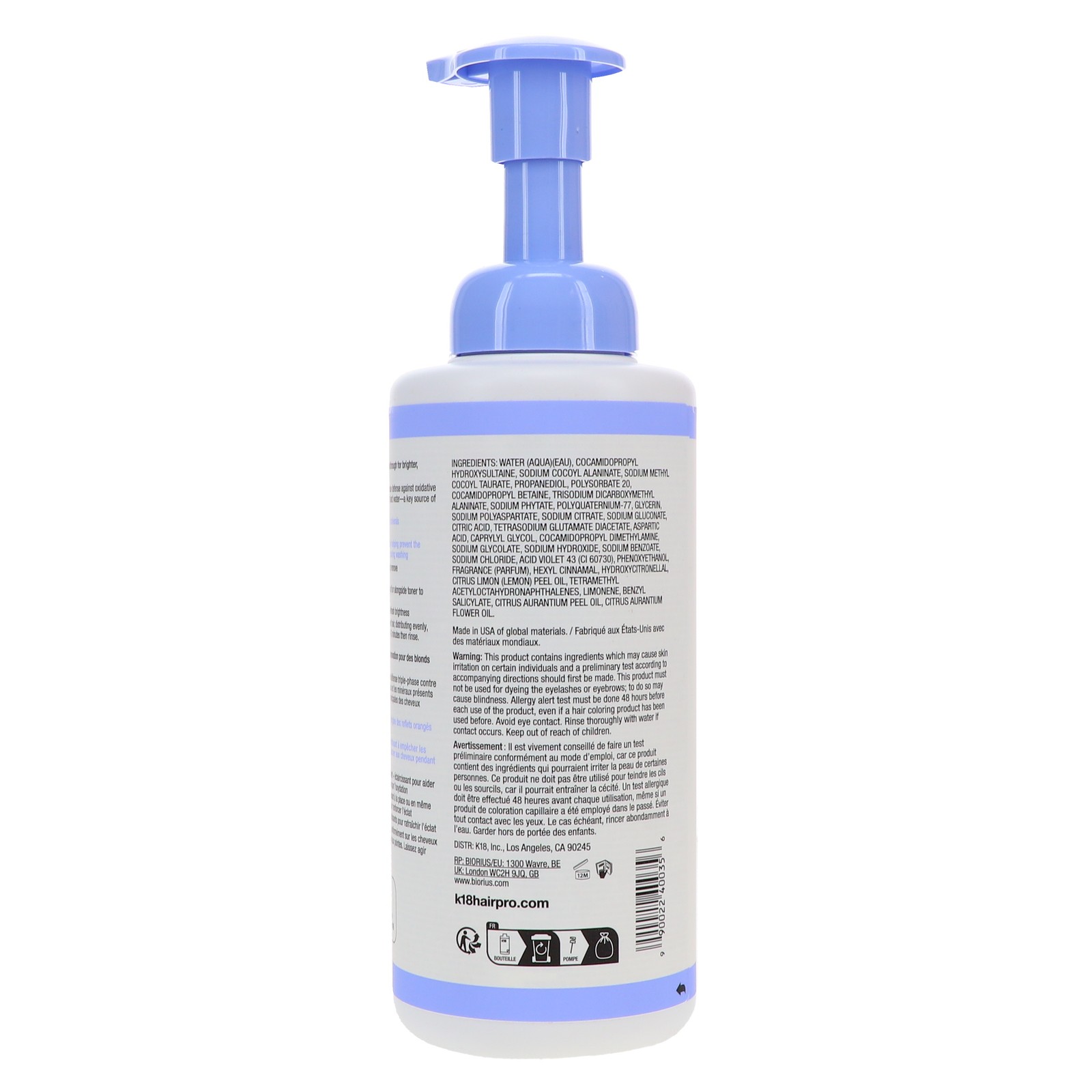 K18 TripleBright Oxidation Defense Purple Shampoo 15 oz