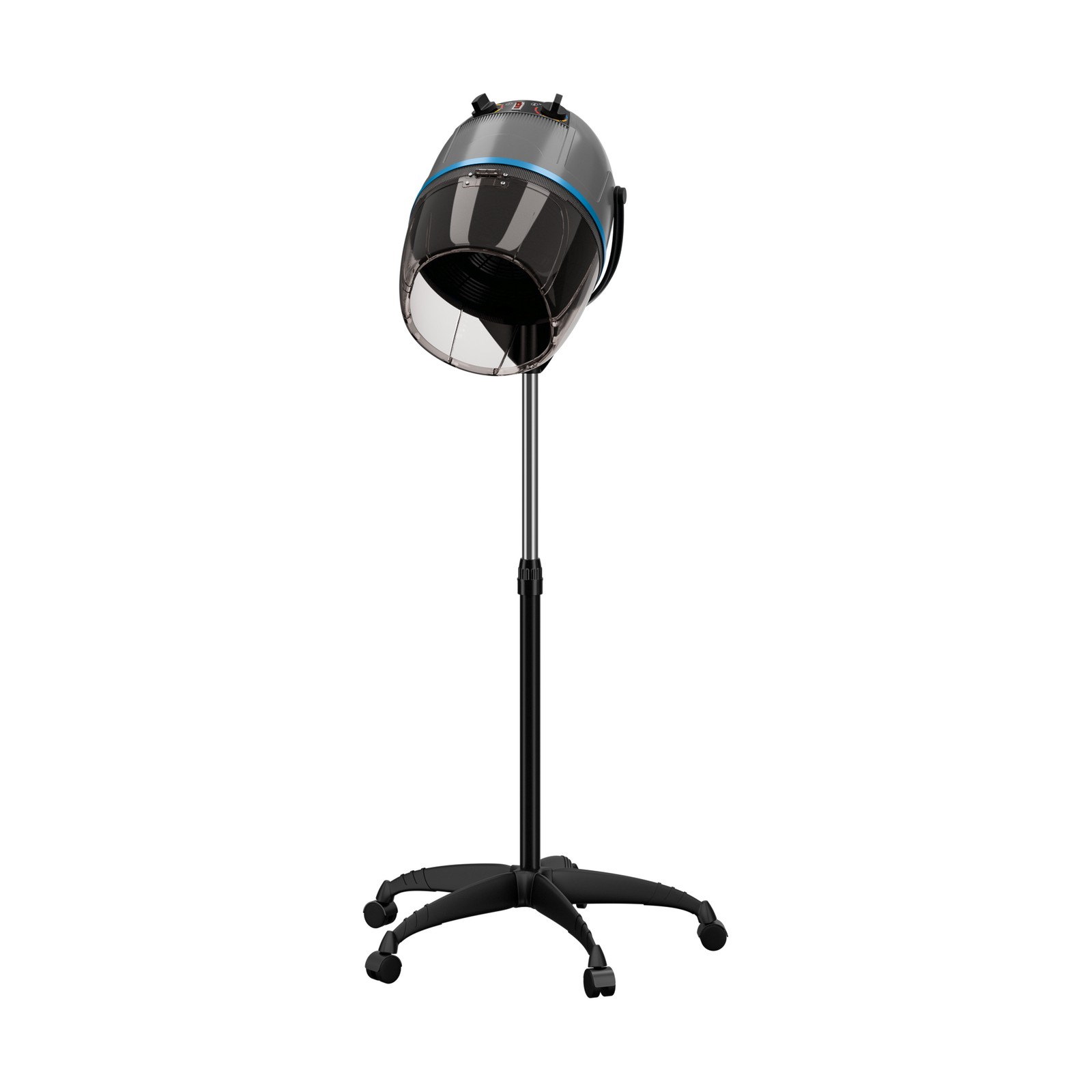 1300W Hair Bonnet Dryer Hot Perm Adjustable Height Salon Use Professional Gray
