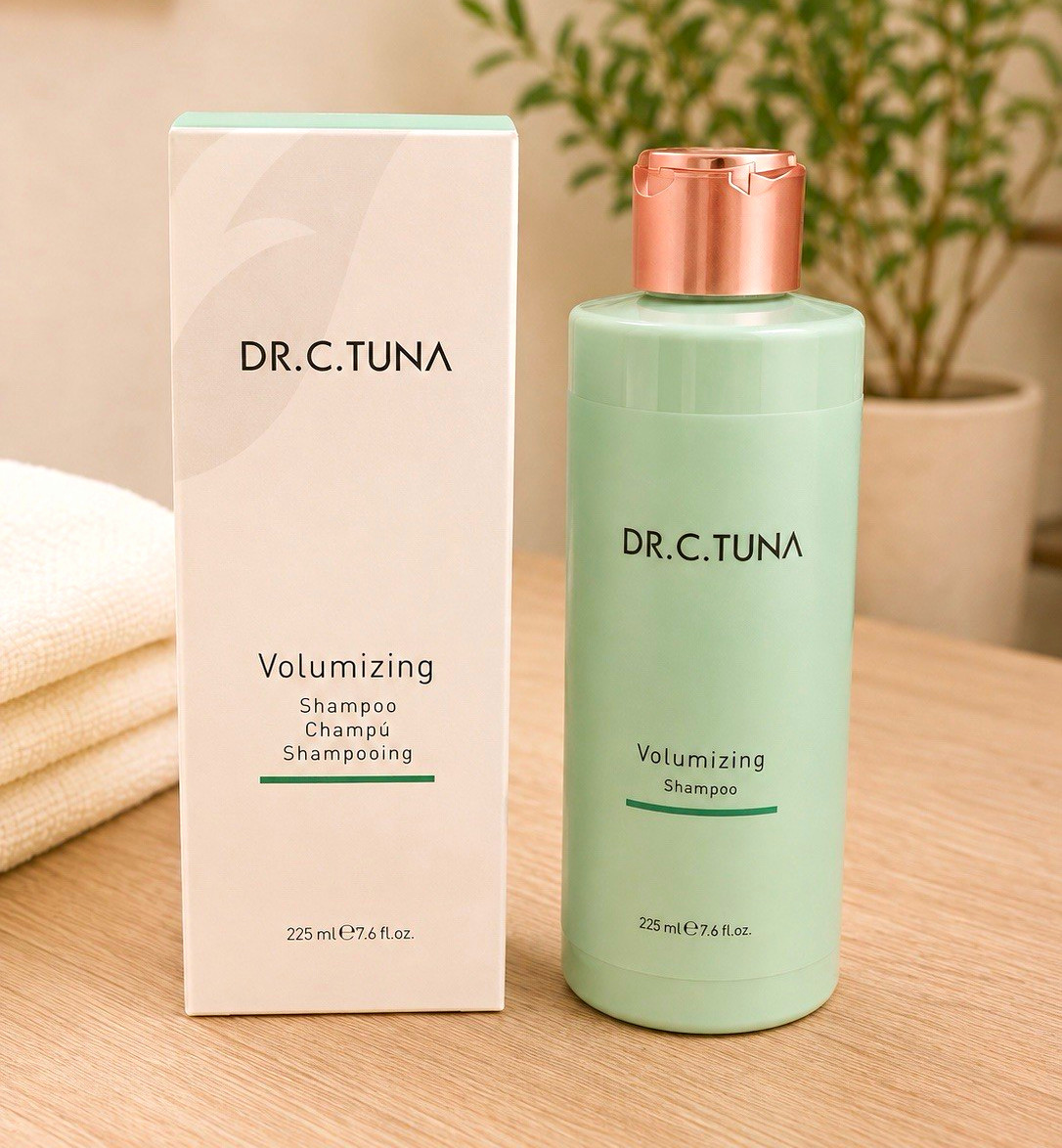 DR. C. TUNA Volumizing Shampoo, Liquid, Unisex 225 ml / 7.6 fl oz