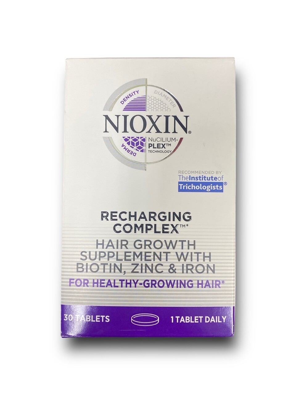 NIOXIN Recharging Complex – Hair Growth Supplement – 30 Tablets (EXP 03/2025)