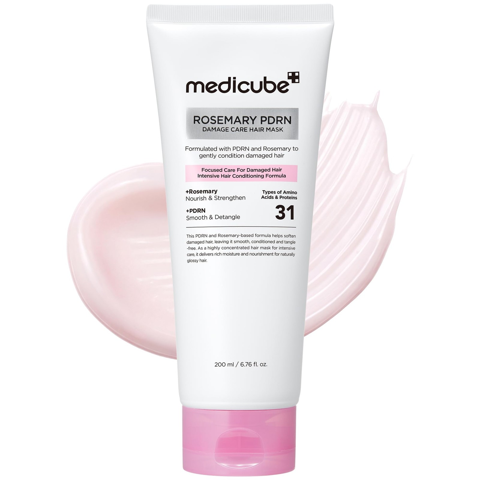 medicube Rosemary PDRN Deep Damage Care Hair 8.45 Fl Oz (Pack of 1),