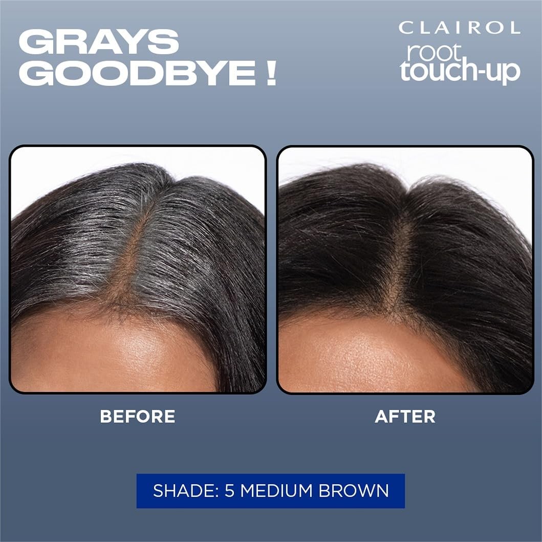 Clairol Root Touch Up Permanent 1.1 Fl Oz (Pack of 1), 5G Medium Golden Brown
