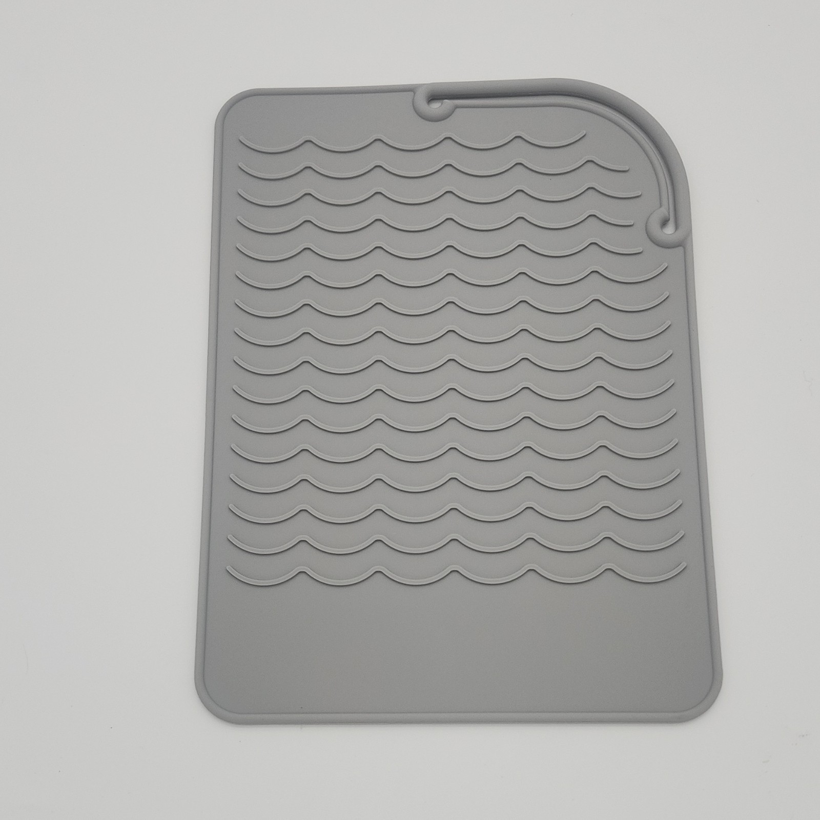 Silicone Heat Resistant Mat Set 2-Pcs White/Gray MPN X005278UEZ