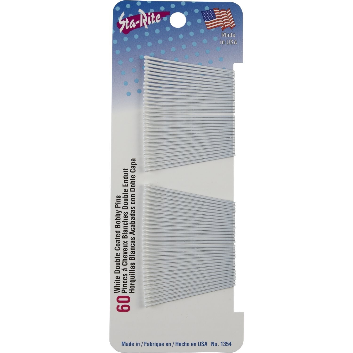 White Bobby Pins – 60 count