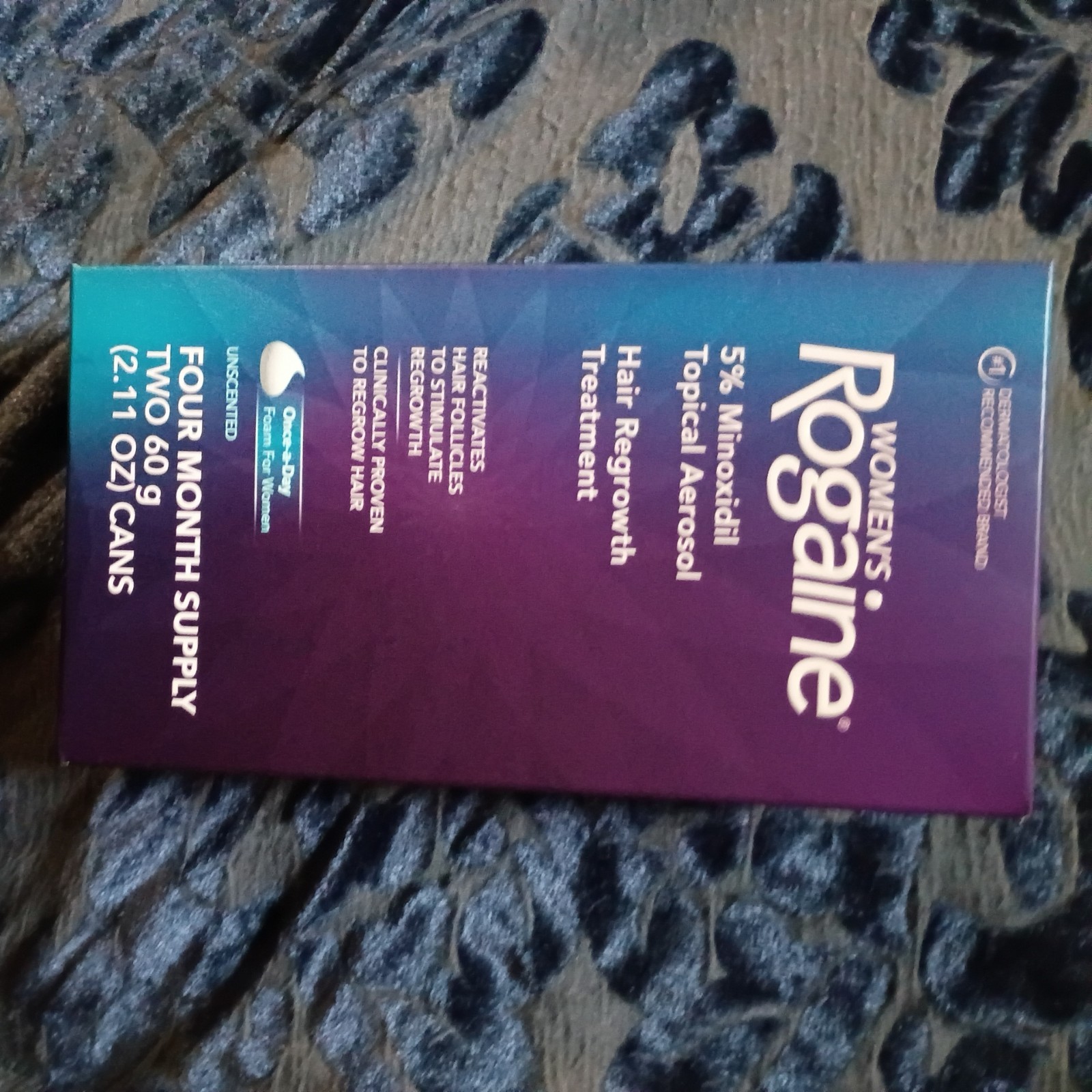 Women’s Rogaine 4 Month Hair Unscented 5% Minoxidil Topical Aerosol Exp:09/27