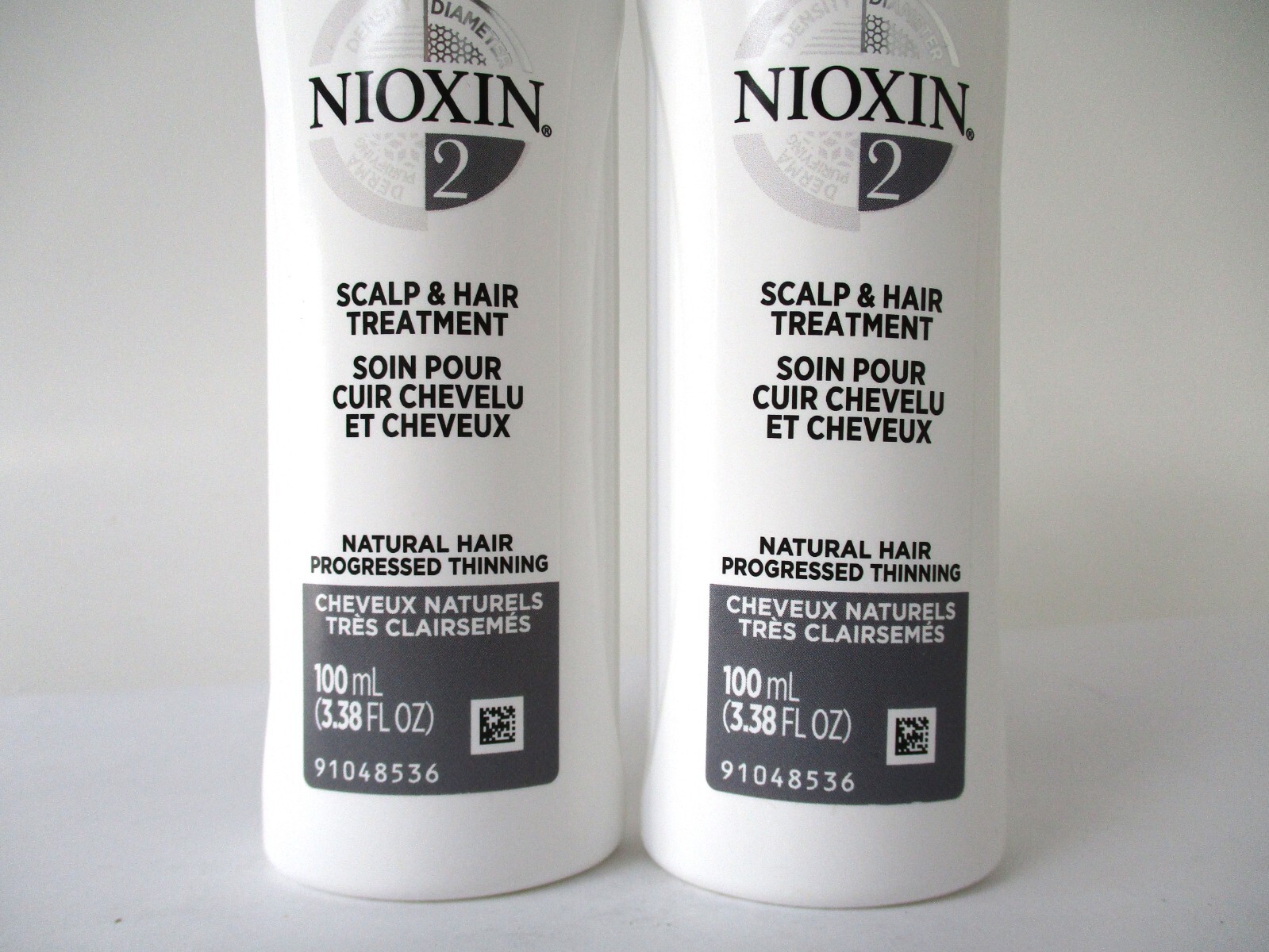 NIOXIN SYSTEM # 2 SCALP & HAIR TREATMENT 3.38 OZ (Lot of 2)