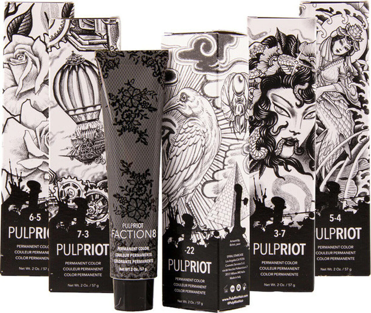 Pulp Riot Faction8 Permanent Hair Color 2 fl.oz – All Shades Available