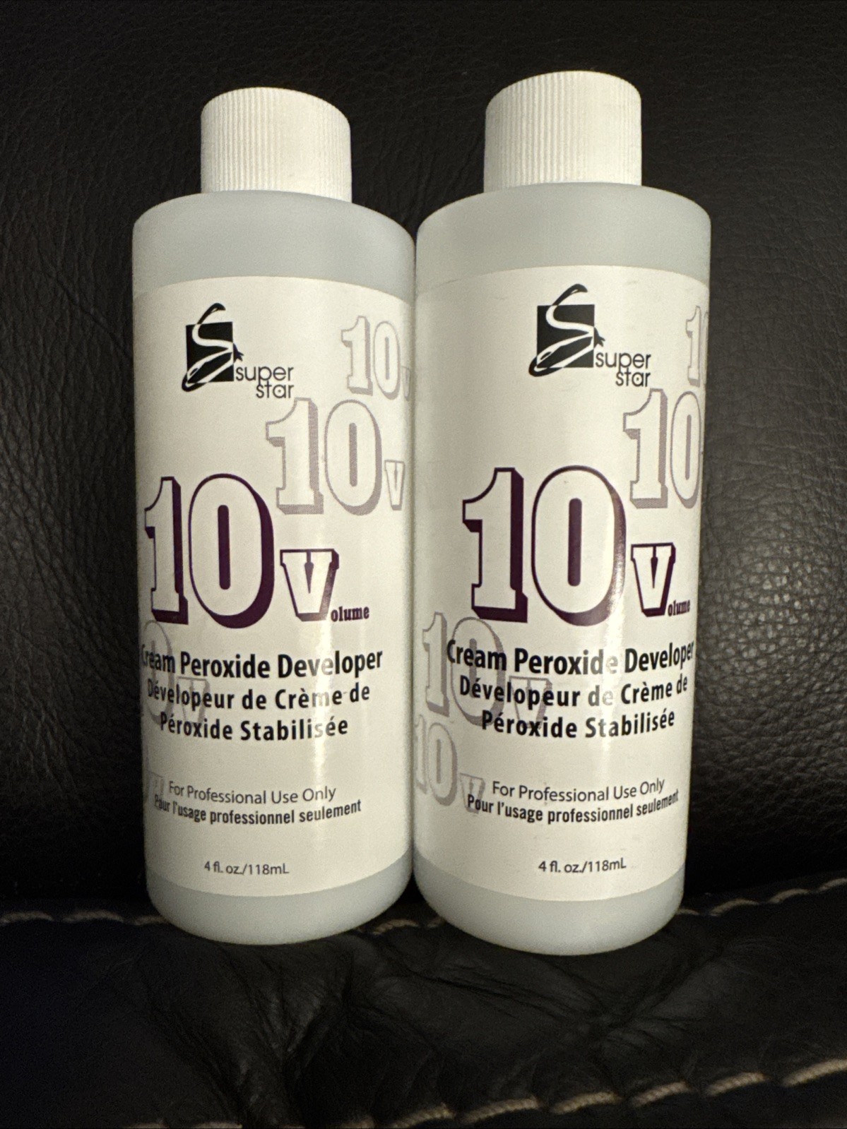 2 Superstar Cream Peroxide Developer 10 Vol 4 FL OZ