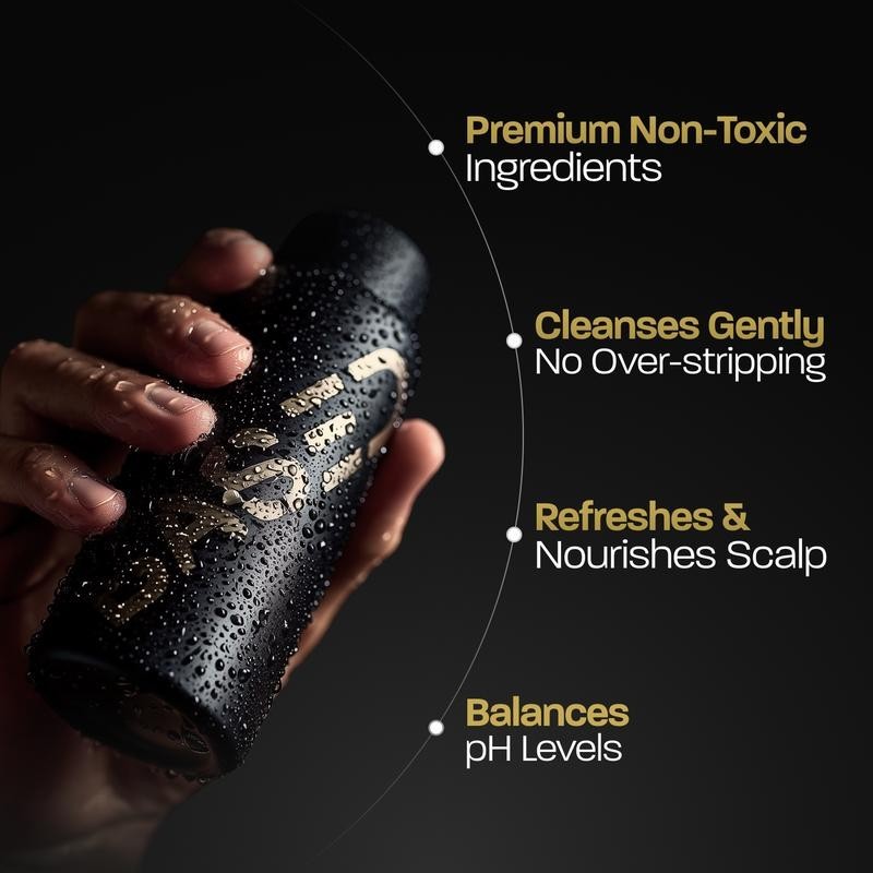 BASED Shower Duo Shampoo & Conditioner Peppermint Hydrating Scalp Care Set