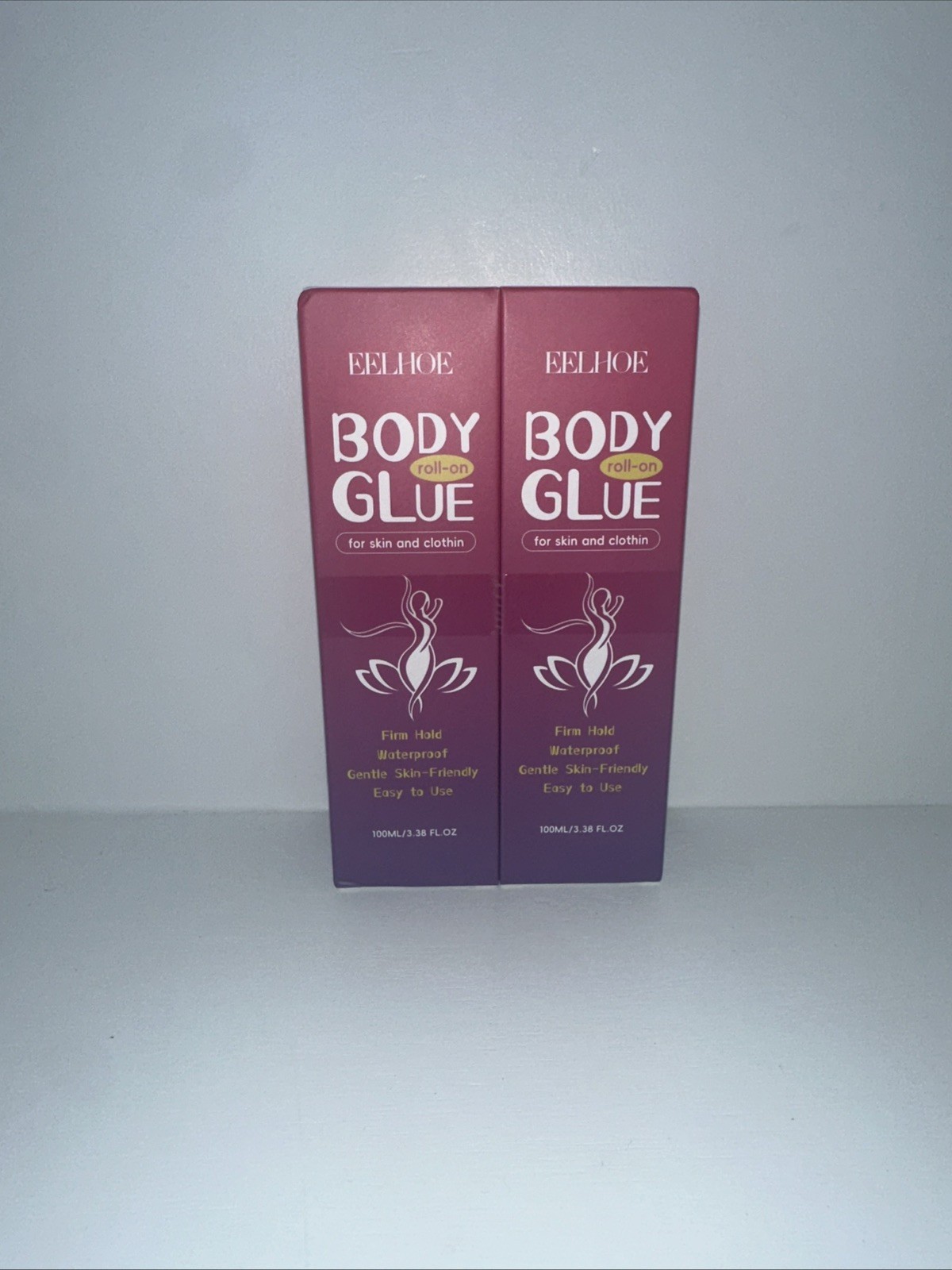 2 Body Glue for Clothes & Skin 3.38ml Liquid Body Adhesive Water Wash Off Glue