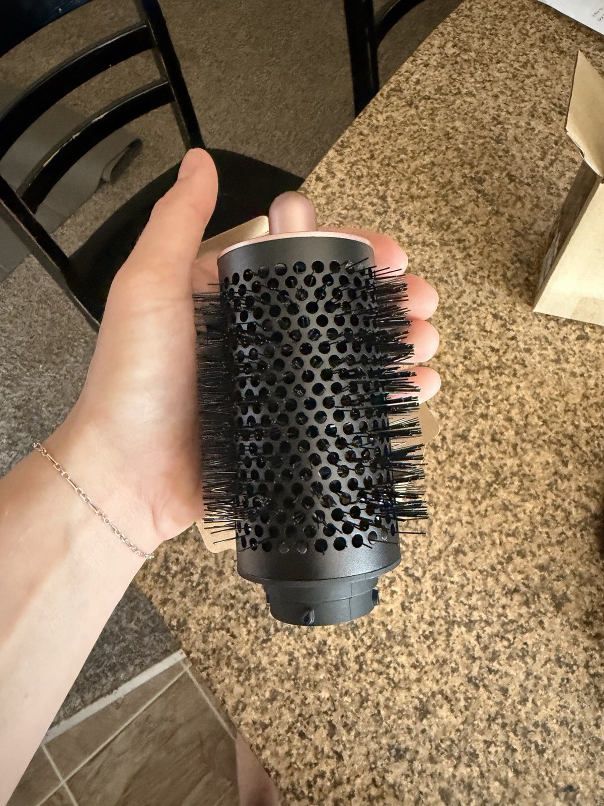 Dyson Airwrap Large Round Volumizing Brush Attachment Rose Gold/Black