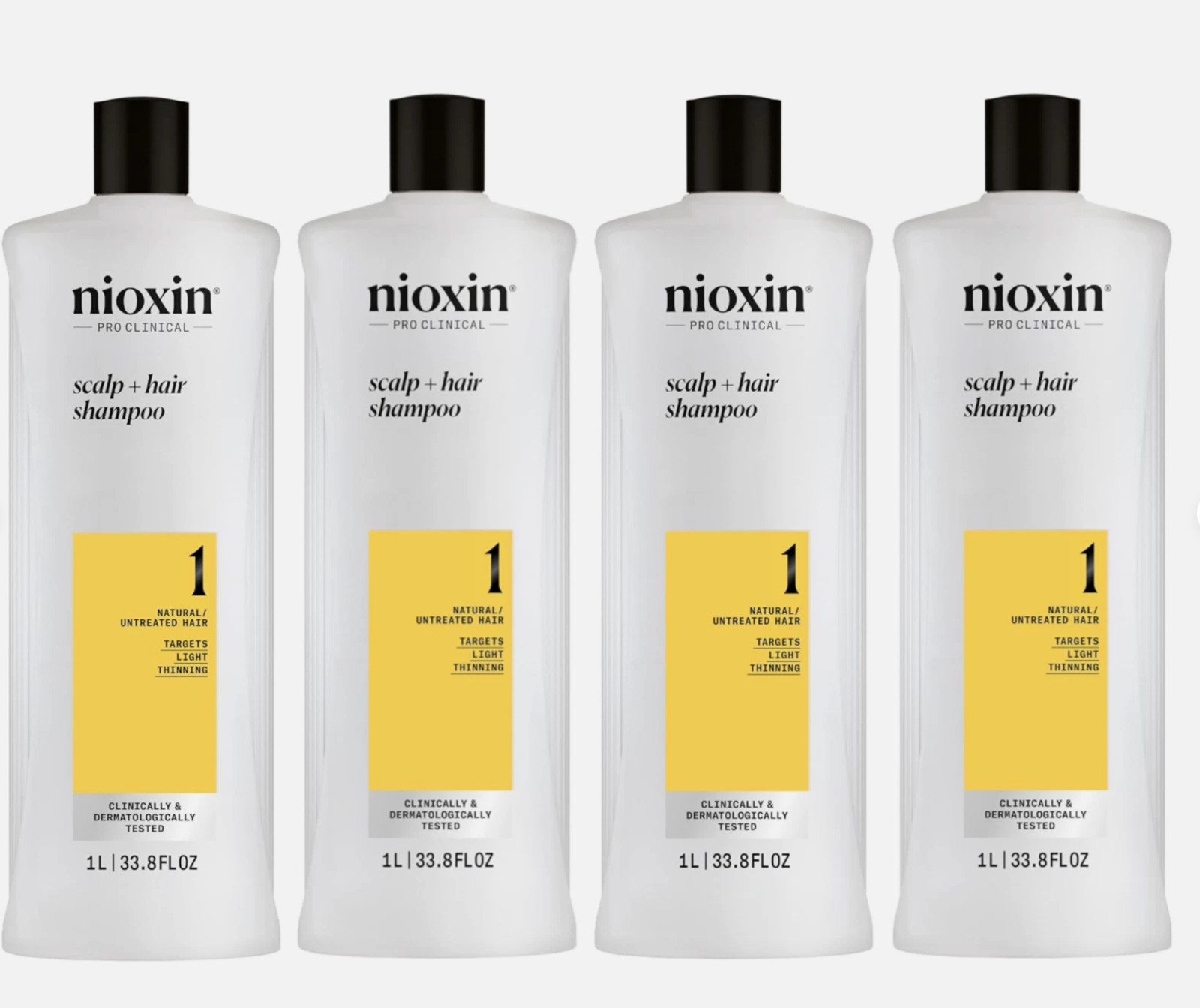 NIOXIN System 1 Cleanser Shampoo 1 Gallon (128 oz) (OR 33.8 oz X 4PCS)