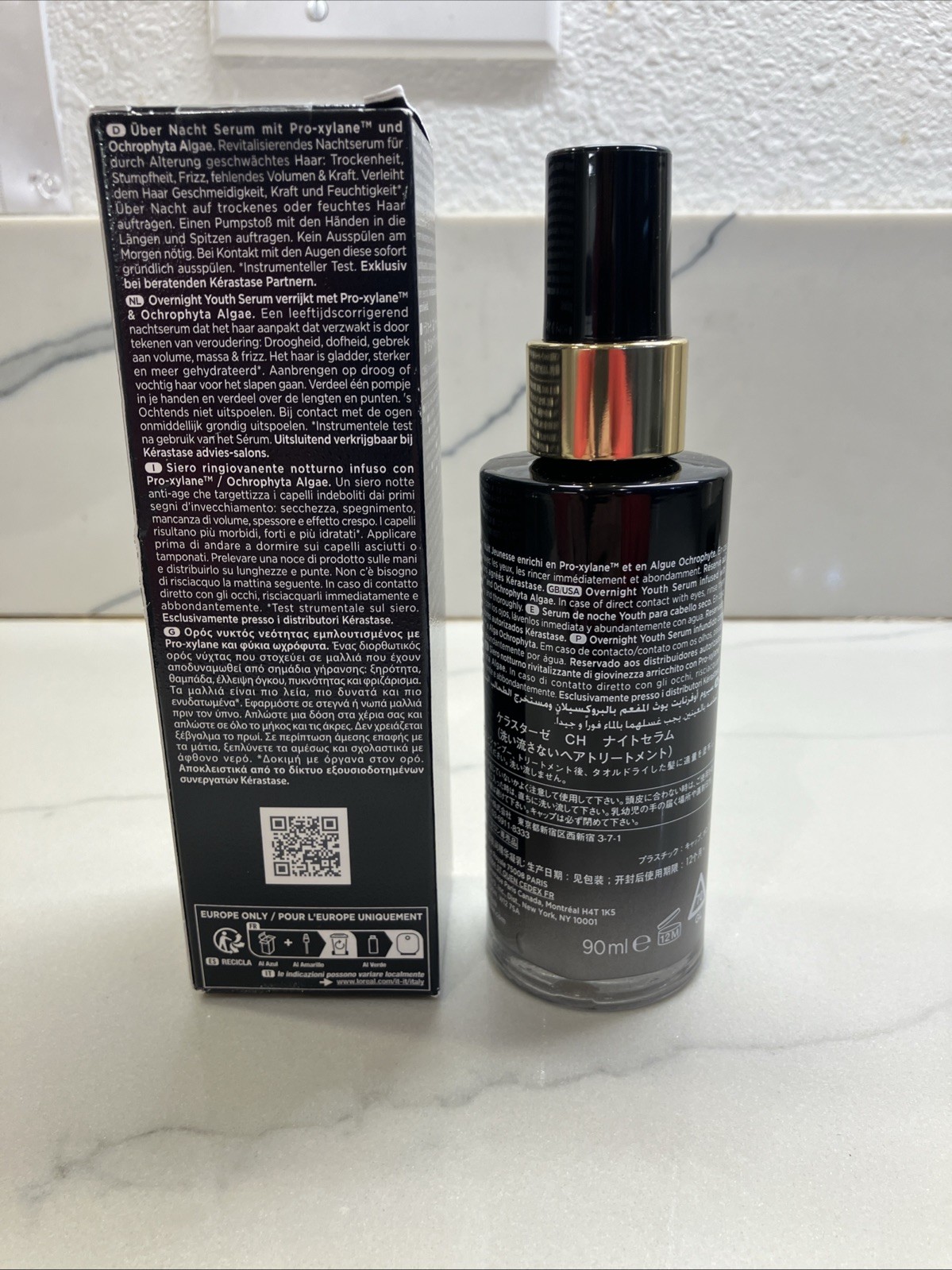 Kérastase Chronologiste Overnight Youth Serum 90ml Revitalizing Night Hair Serum