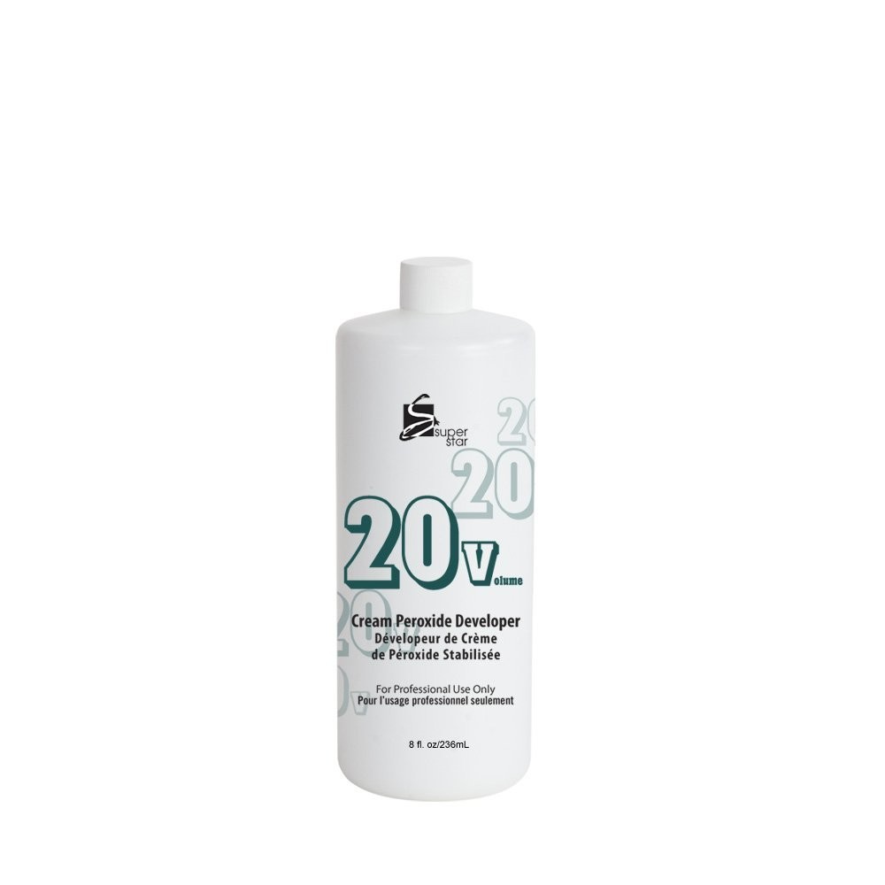 Super Star 20V Cream Peroxide Developer Hair Color 8 OZ