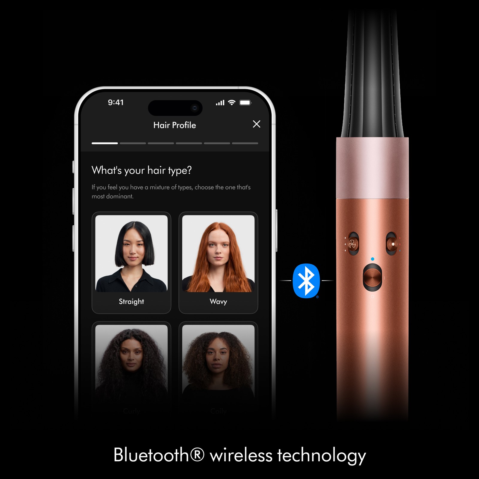 Dyson Airwrap i.d.™ multi-styler Straight+Wavy | Amber Silk | Refurbished