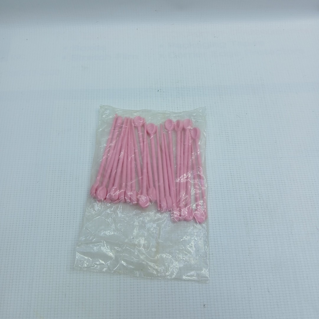 Vntg Unbranded Plastic Hair Roller Pins Lot Of 24 Pink 2 1/2″ L