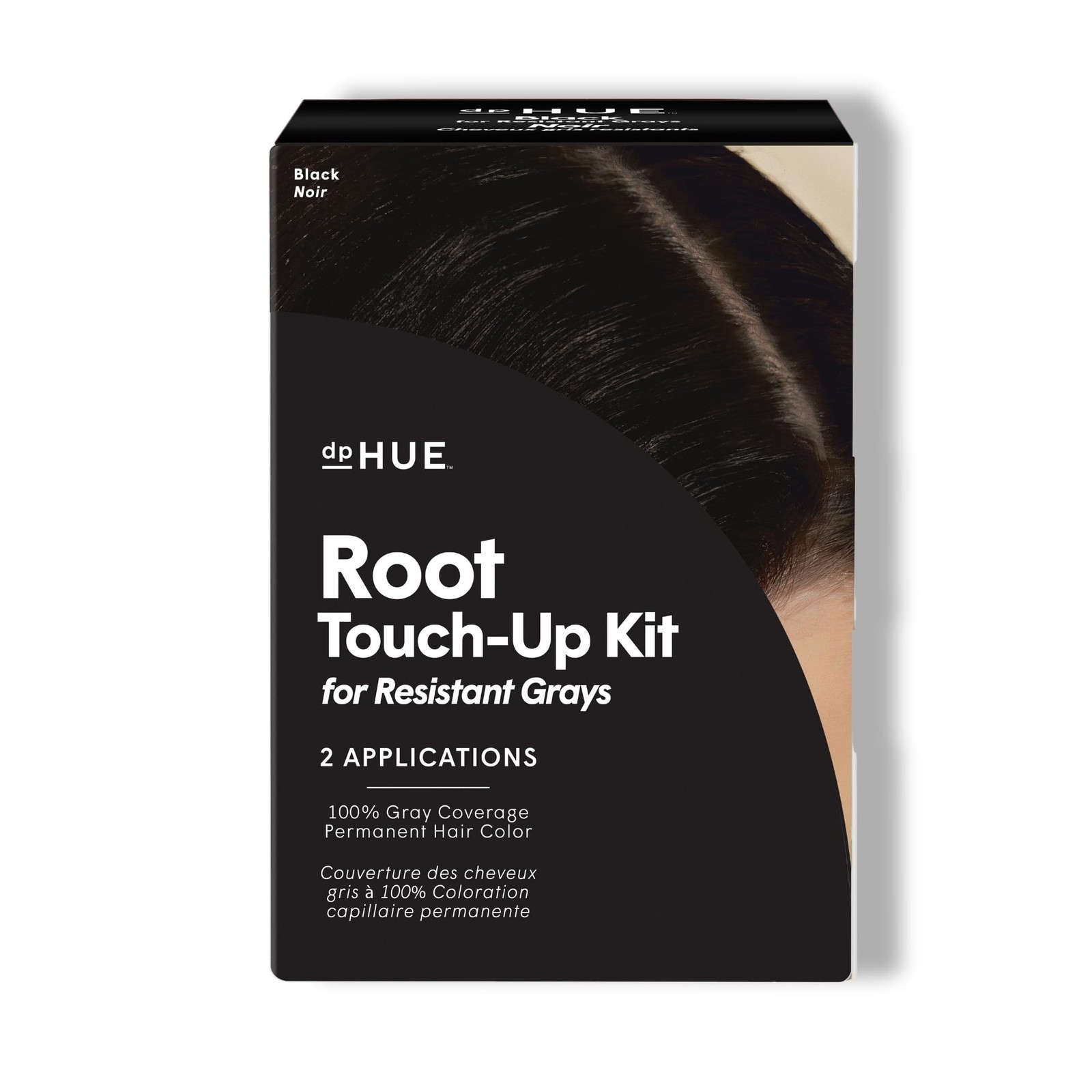 dpHUE Root Touch-Up Kit Black – 2 Applications