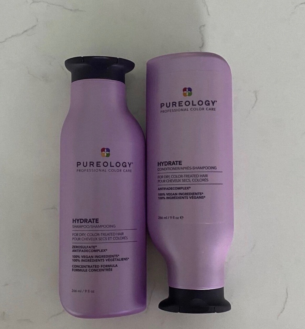 Pureology HYDRATE Shampoo and Conditioner 9 fl. oz. Duo