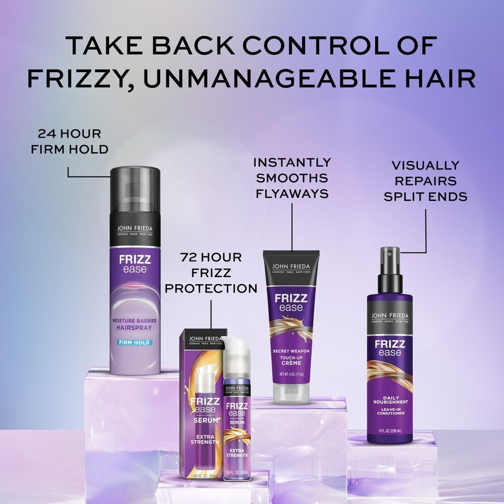2 PACK John Frieda Frizz Ease Secret Weapon Touch-Up Creme, 4 OZ