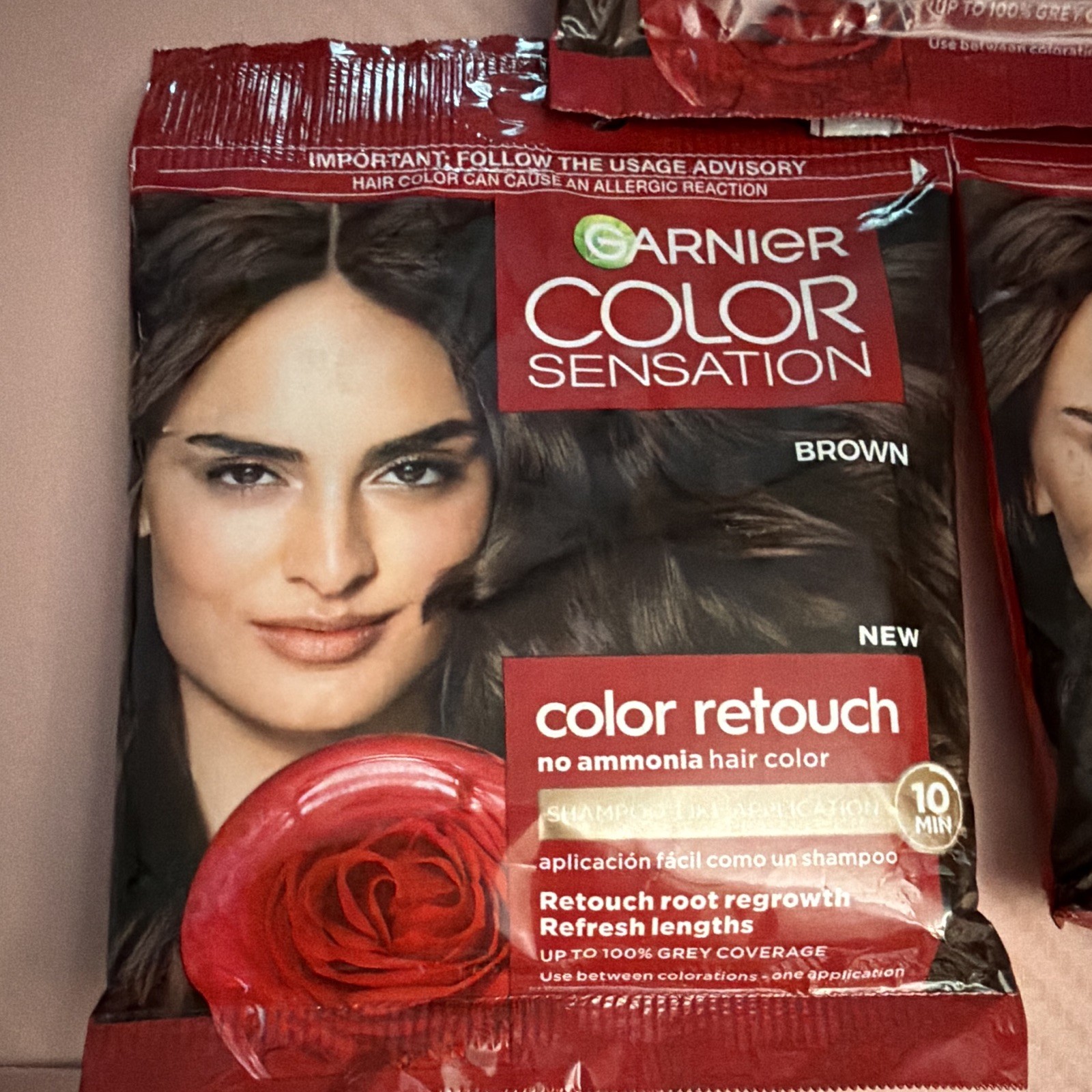 Garnier Color Sensation Brown Color Retouch Ammonia-Free Cream Hair Color 3pk