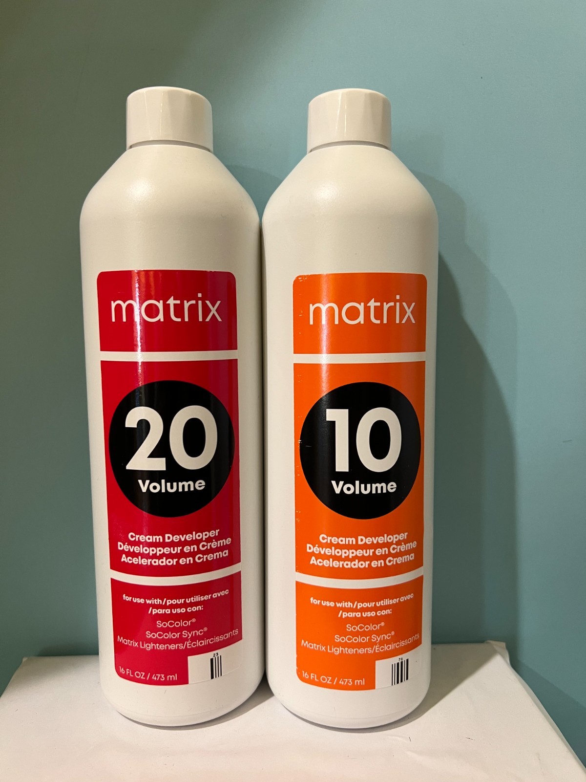 Matrix Socolor Pre-Bonded Permanent Cream Hair Color 3oz or Developer 3.6, 32oz
