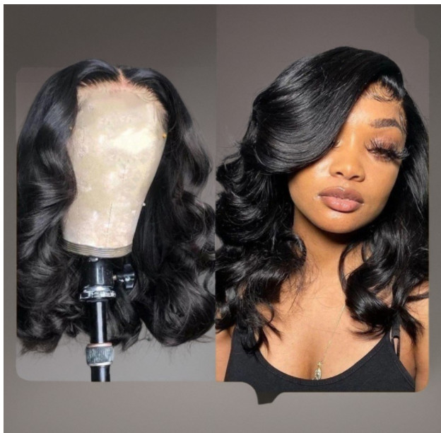 Europe and the United States dyed wig fashion women’s medium long curly hair wav