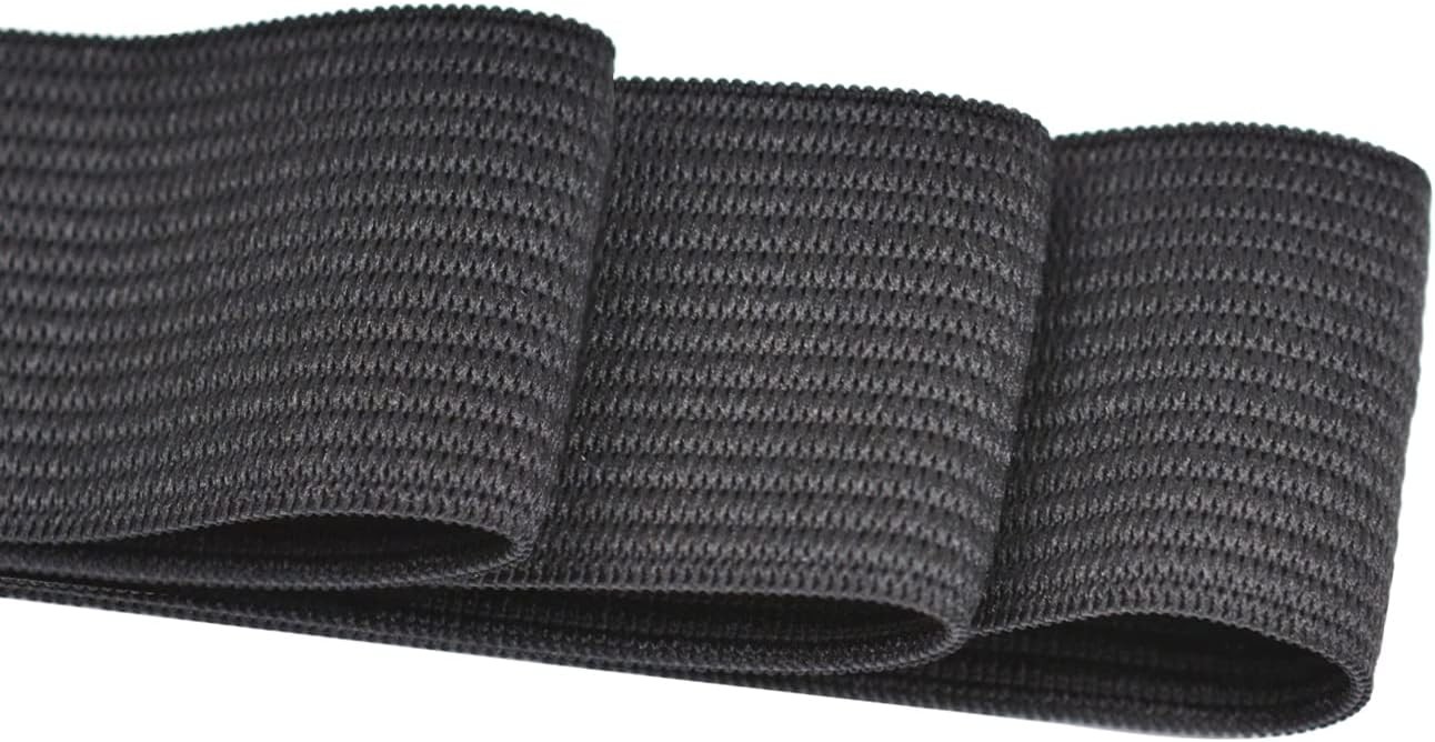 6 Pcs Wig Band Black Elastic Bands for Wigs Lace Frontal/Lace Closure (Width 2.5
